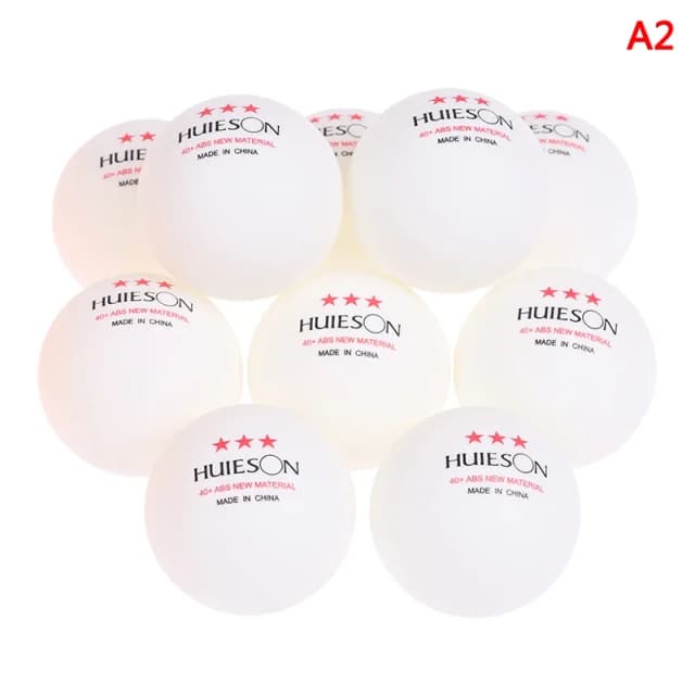 新しい Huieson 3 スターピンポンボール ABS + 素材プロフェッショナル卓球ボール TTF 標準卓球競技用 20 個