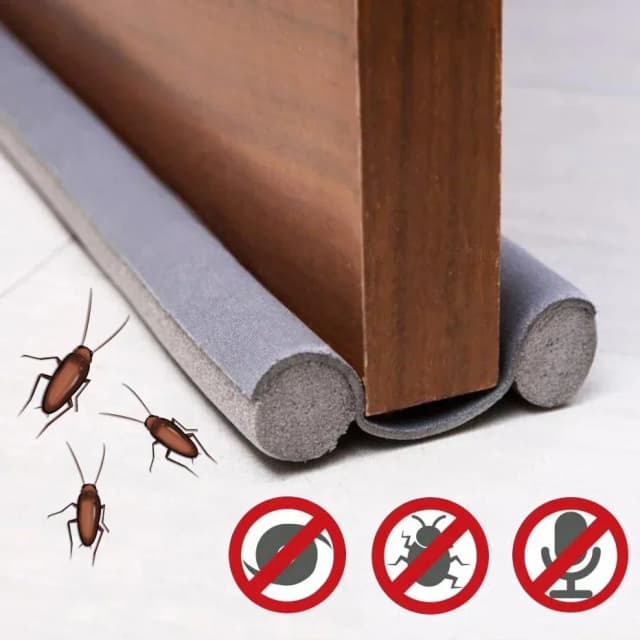 Tira de vedação inferior da porta flexível vento redução de ruído rolha sob bloqueador de vedação da porta à prova de som weatherstrip anti-cacarachas